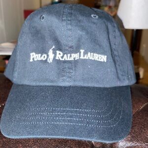 Classic Black Cap by Ralph Lauren